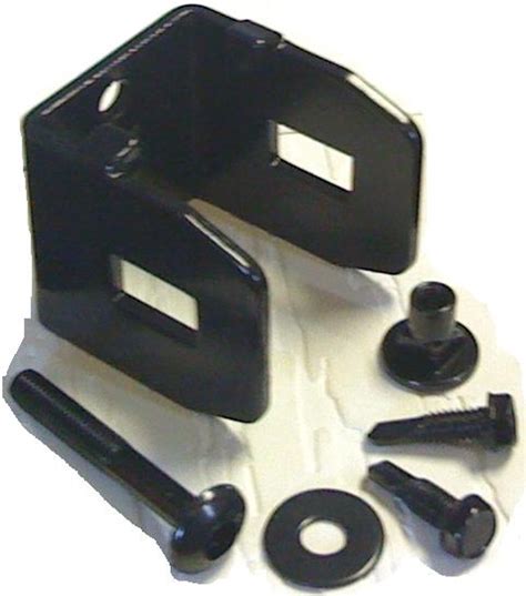 wrought iron fence mounting brackets